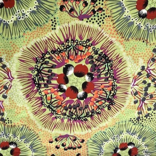 LIME BUSH PLUM Aborigines Stoff aus Australien